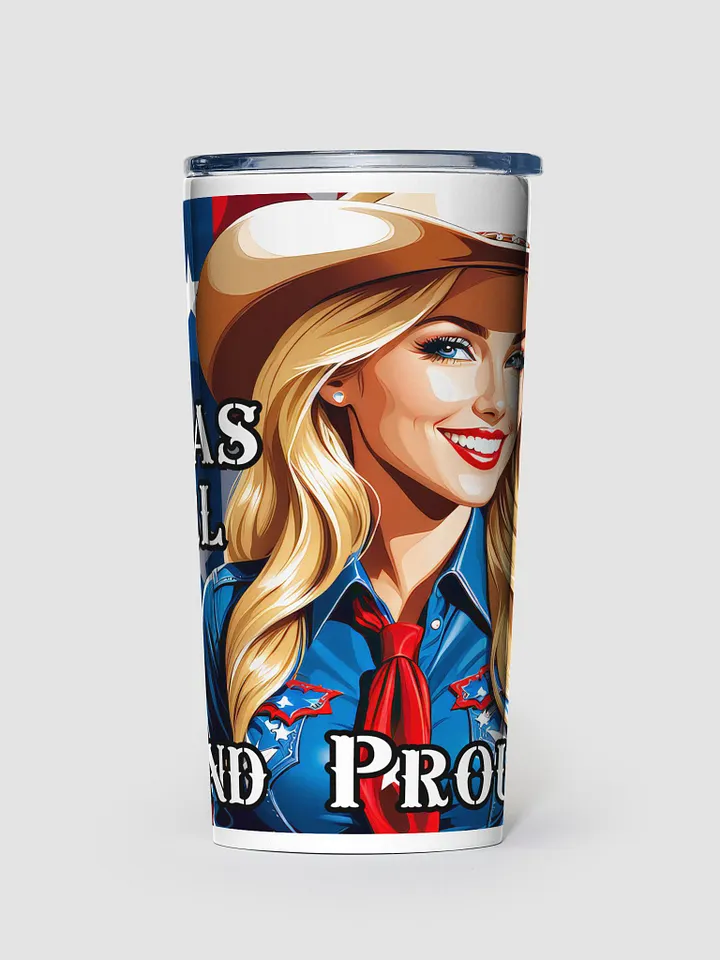 Texas Girl 20 oz Stainless Steel Tumbler - V3 product image (1)