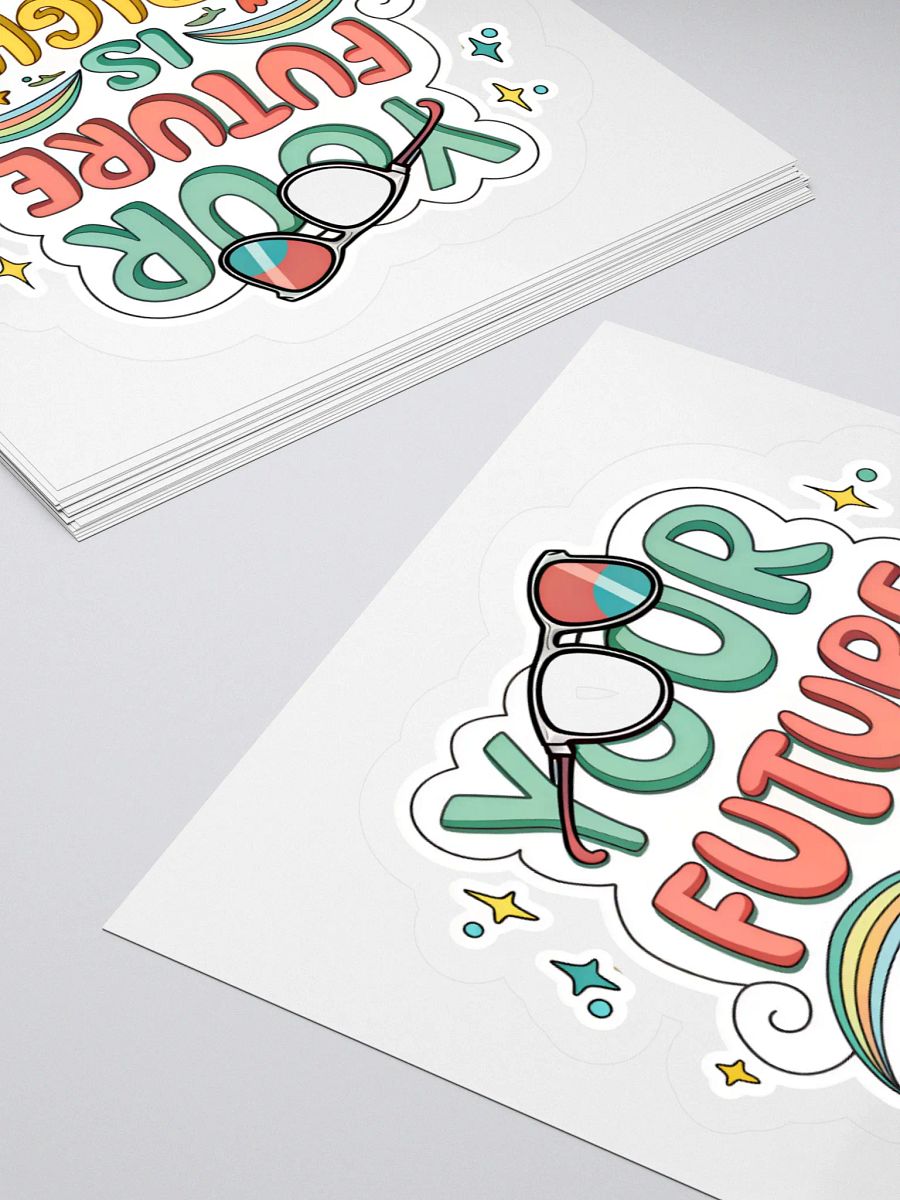 Bright Future Kiss Cut Stickers product image (11)