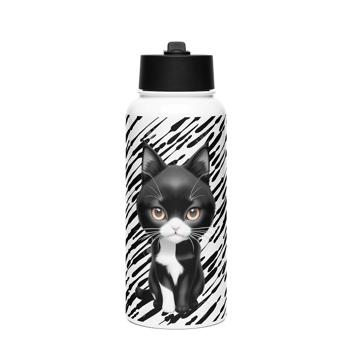 Buddy Stainless Steel Water Bottle with a Straw Lid product image (1)