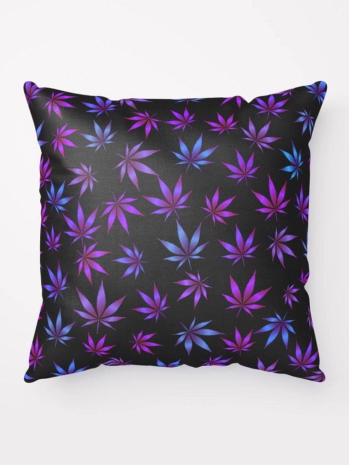 Classy Colors Cannabis Marijuana Leaf Pattern Design Pillow product image (1)