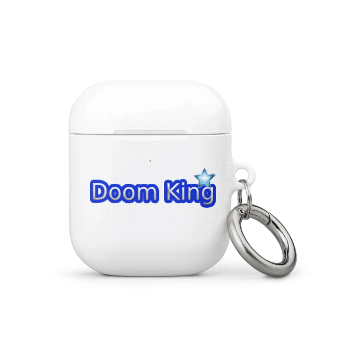 Doom White Ear pod case product image (1)