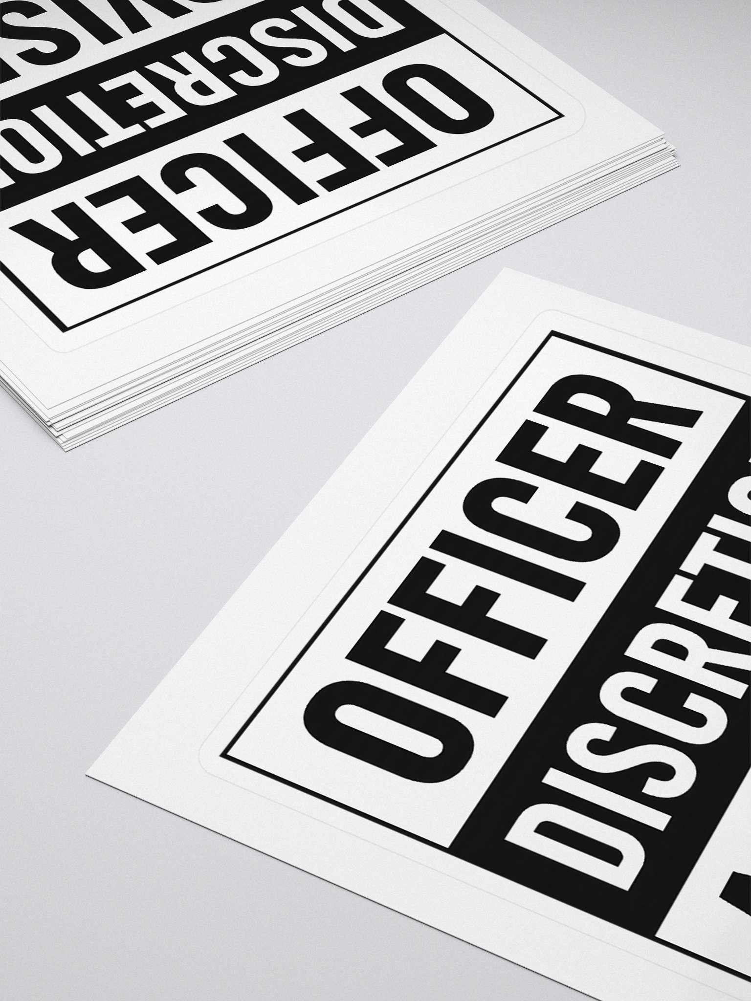 Undercover Warning Stickers product image (4)