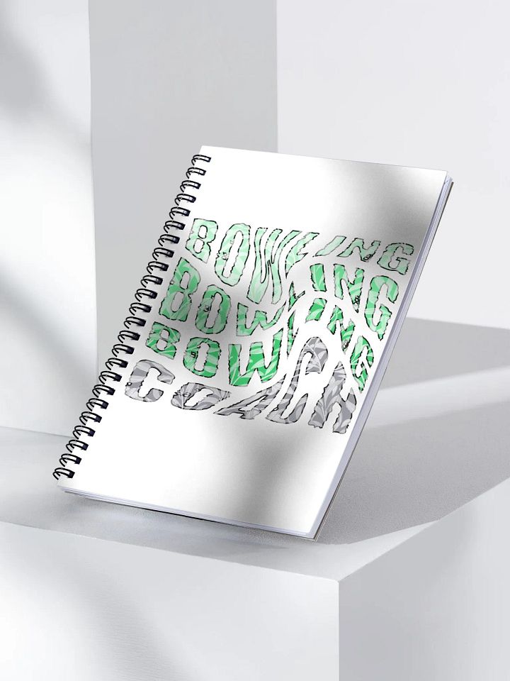 Mess Swirl Bowling Coach Wavy Notebook product image (2)