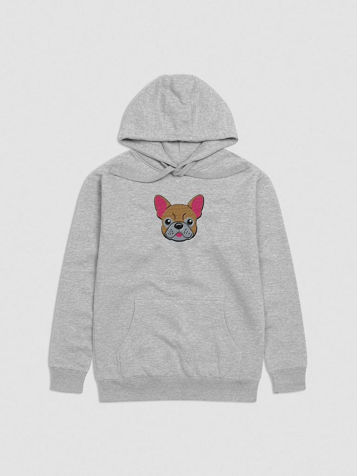 French Bulldog Cartoon Icon Embroidered Unisex Hoodie product image (1)