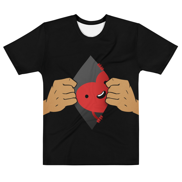 Open Heart (black shirt / brown skin tone) product image (1)