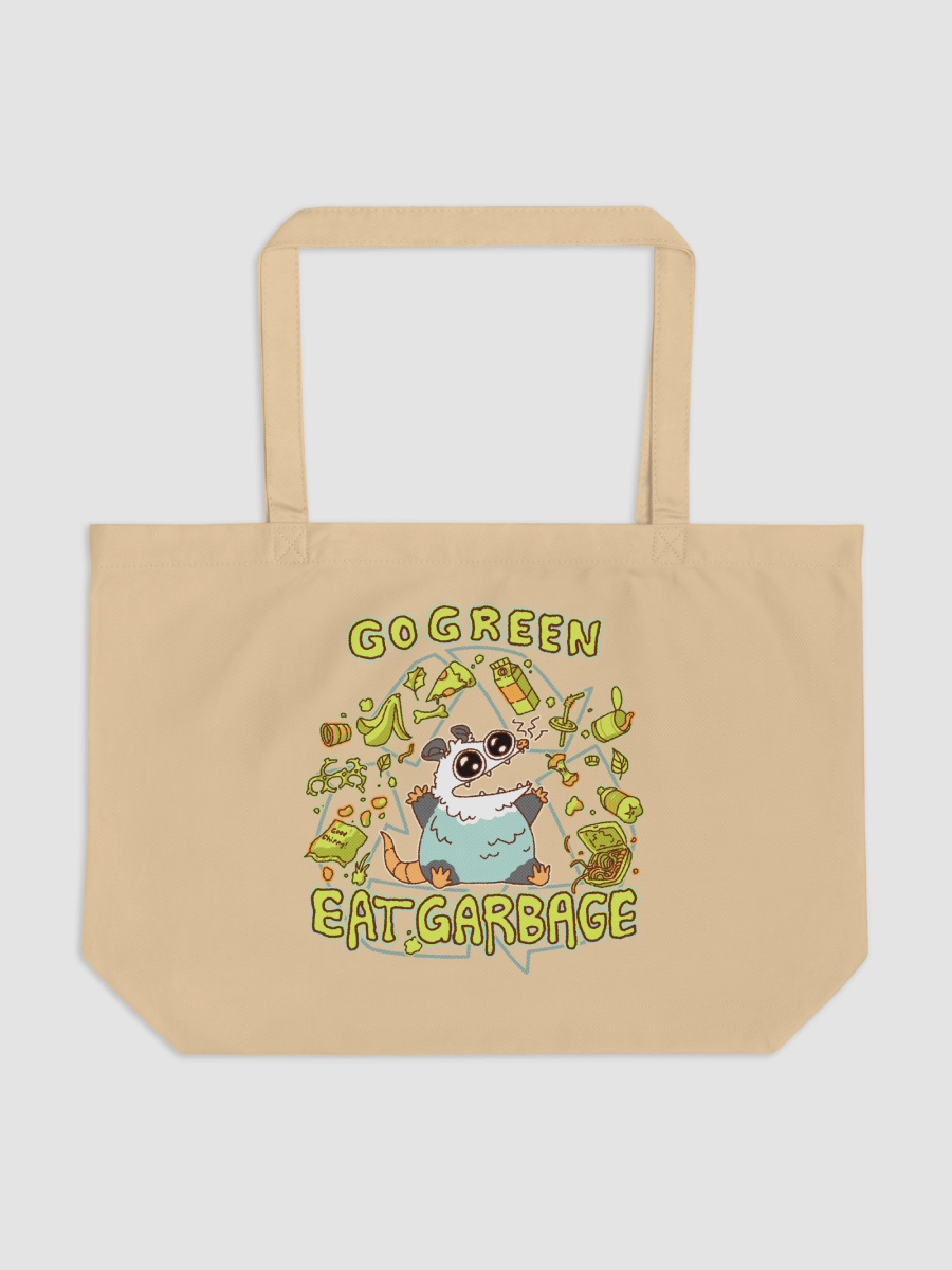 Go Green Eat Garbage! Double sided Tote product image (1)