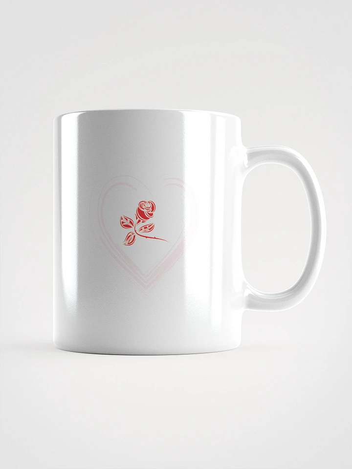 Golden Rose Heart Mug product image (3)