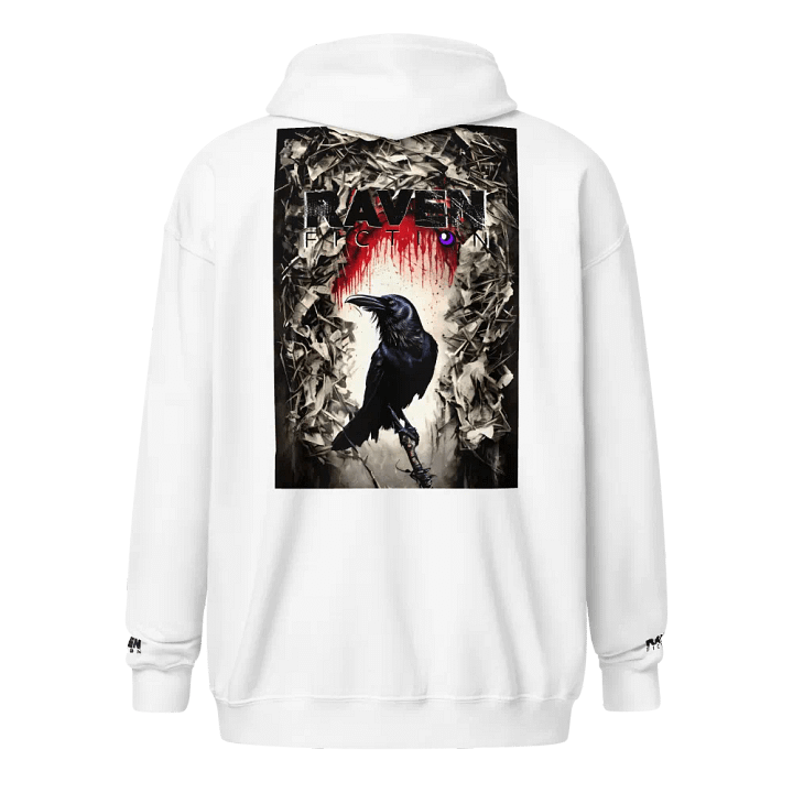 Raven Fiction Light Gildan Unisex Heavy Blend Zip Hoodie product image (9)
