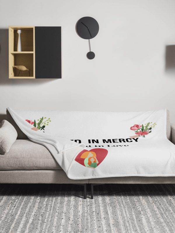 Wrapped in Mercy-Heartfelt Moments Throw Blanket product image (1)