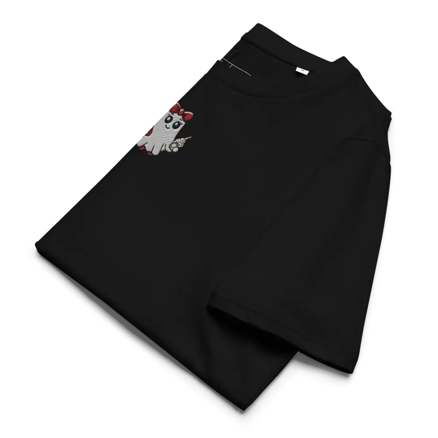Stylish Ghost Embroidered Organic Cotton Regular Fit T-Shirt product image (5)