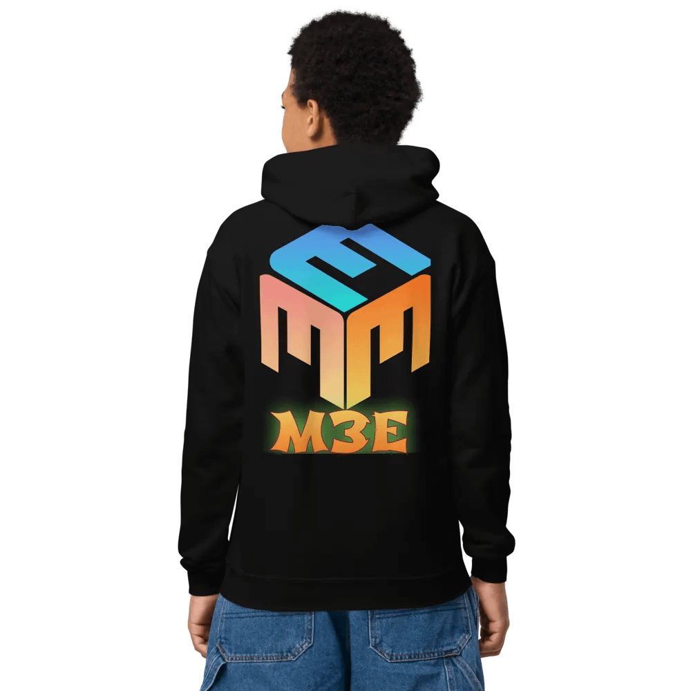 M3E Playful Geometric Gradient Hoodie product image (9)