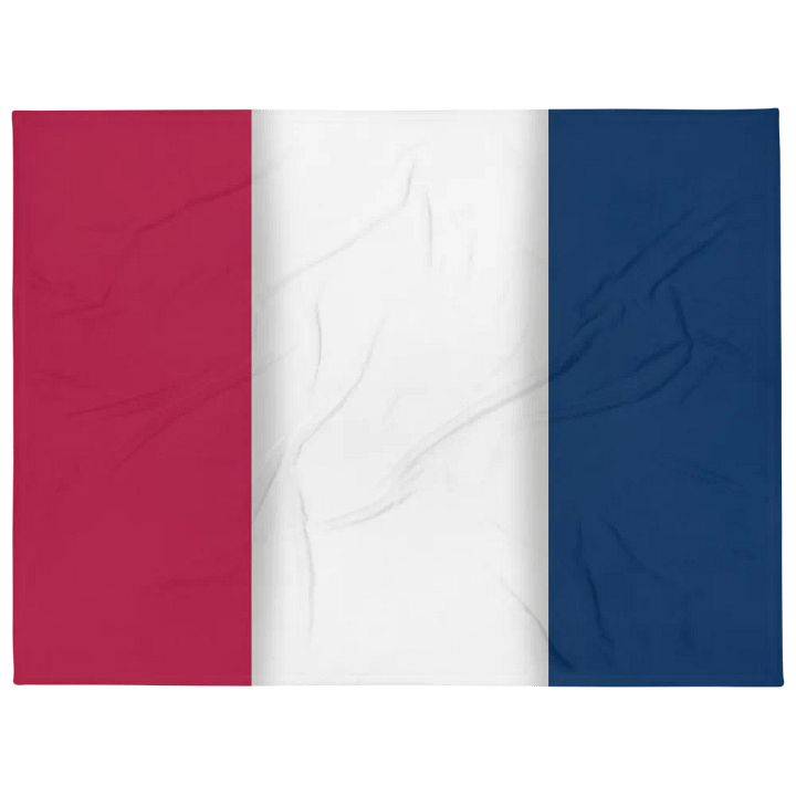 Red White Blue Flag Colored Throw Blanket product image (1)