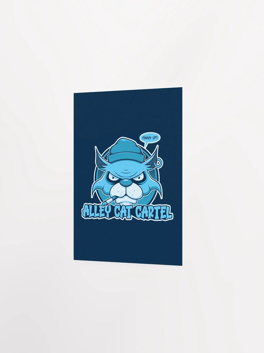Alley Cat Cartel Poster – Funny Retro Cat Lover Wall Art product image (19)