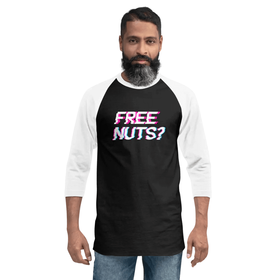 Free Nuts? Baseball Tee product image (10)