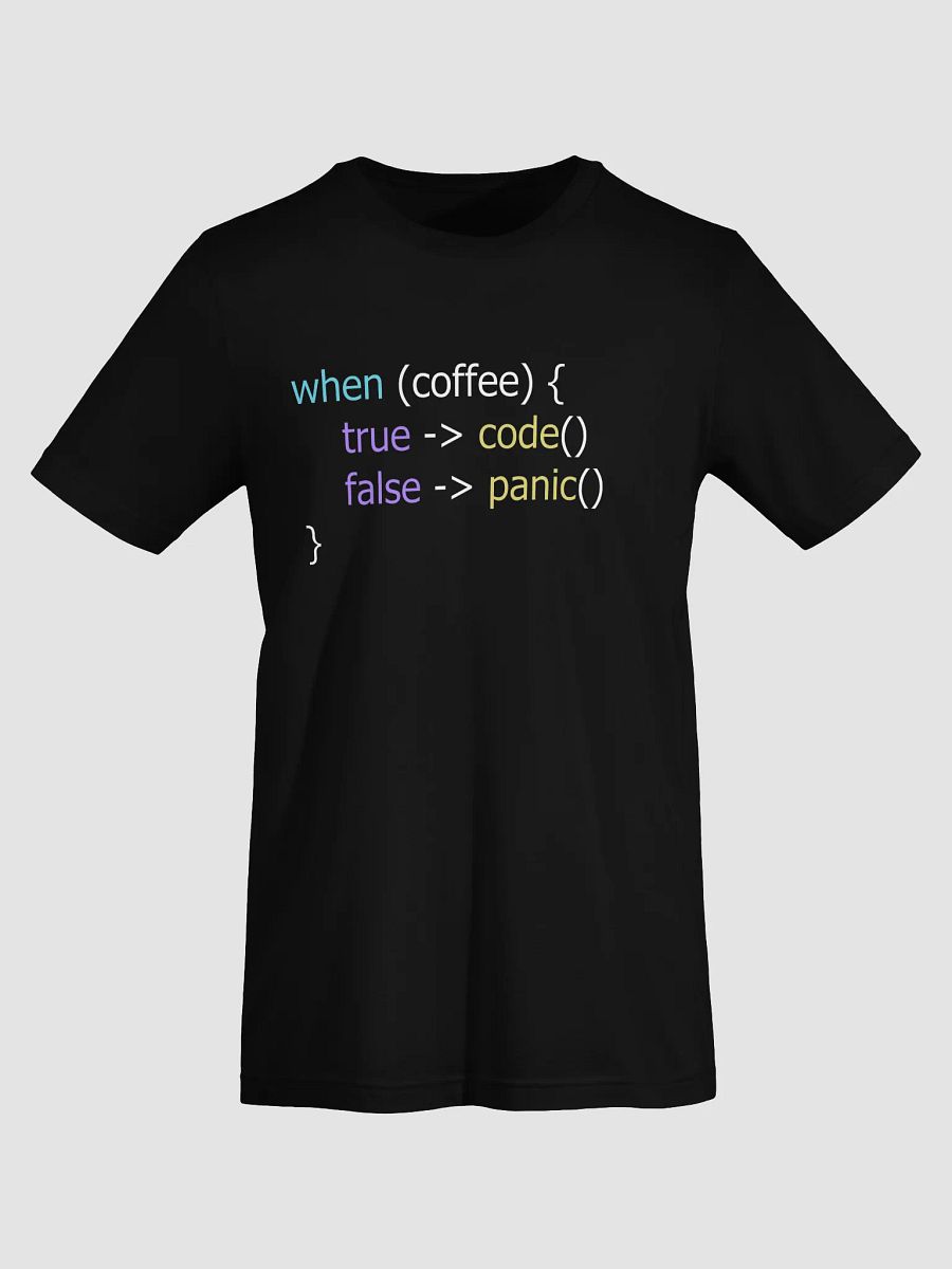 Kotlin Coffee Code T-Shirt product image (14)