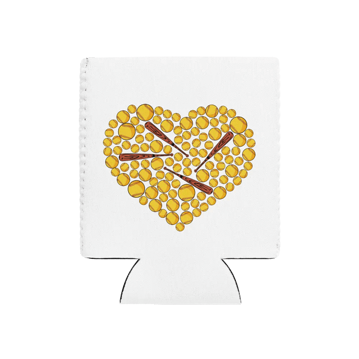 Pure Heart Softball Can Cooler product image (2)