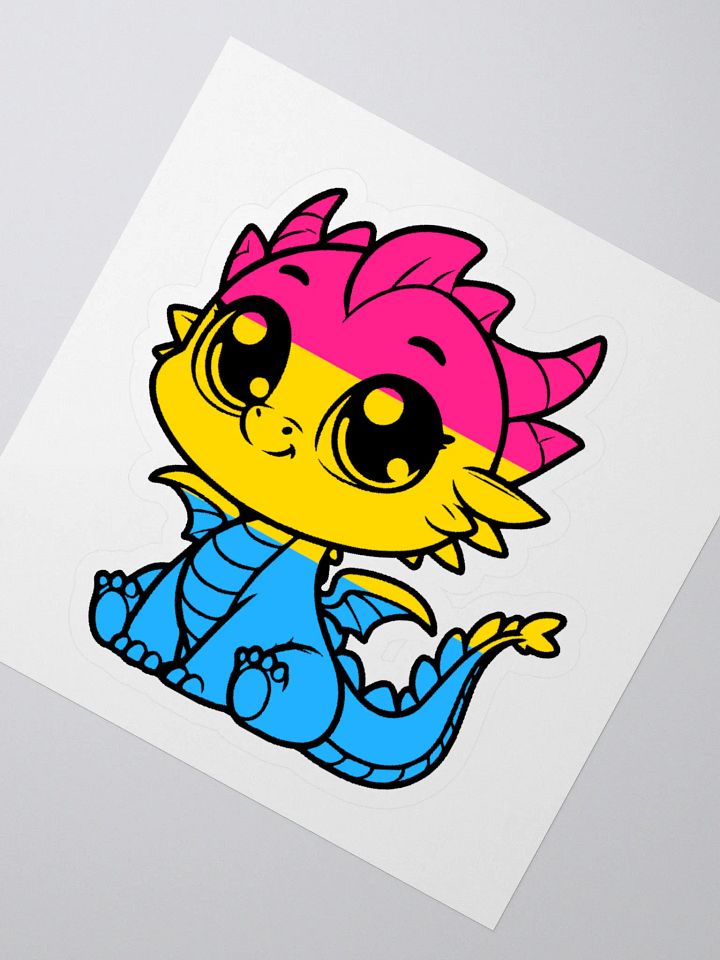 Pansexual Pride Dragon Sticker product image (2)