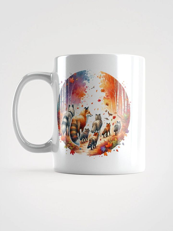 The Foxes Autumn Vibes Glossy Mug product image (2)
