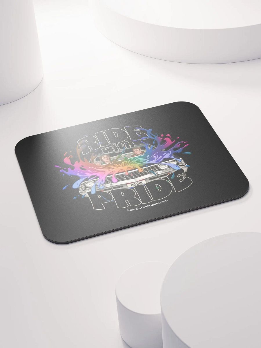 Ride with Pride Mousemat - Black product image (4)