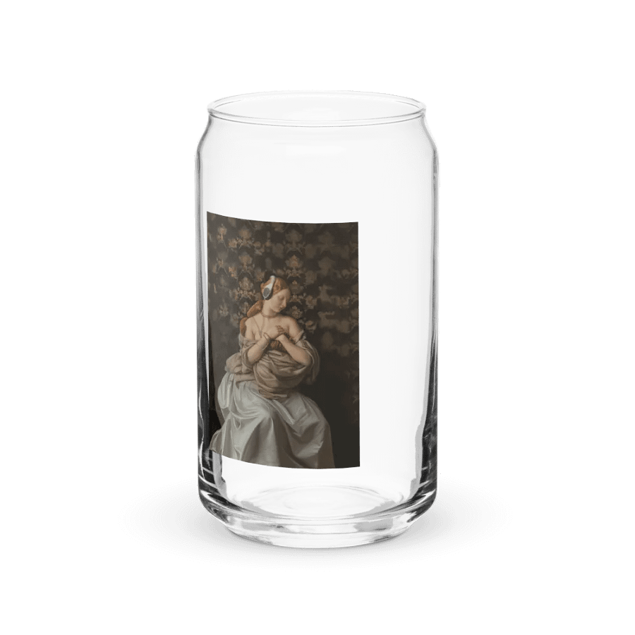 Safe Woman Tarot 9 of Pentacles Can-Shaped Glass product image (1)