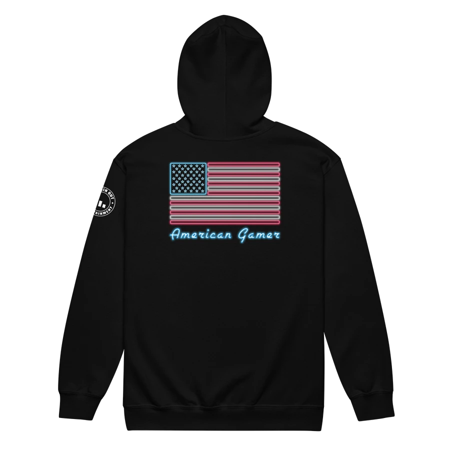 American Gamer Zipp Hoodie black product image (8)