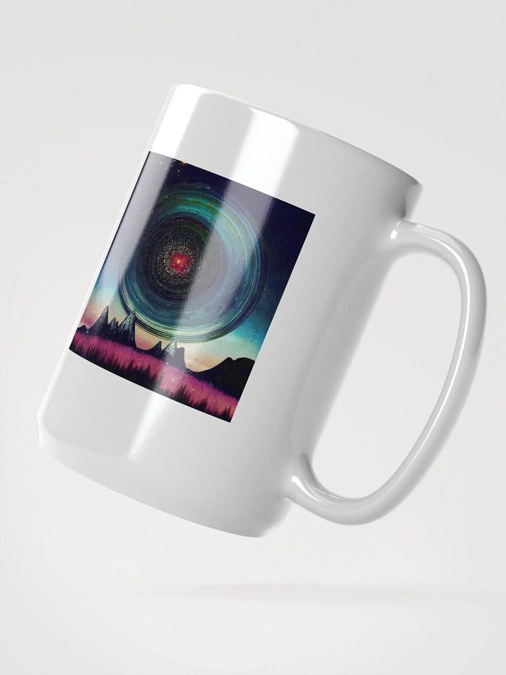 Cosmic Vortex White Glossy Mug product image (2)