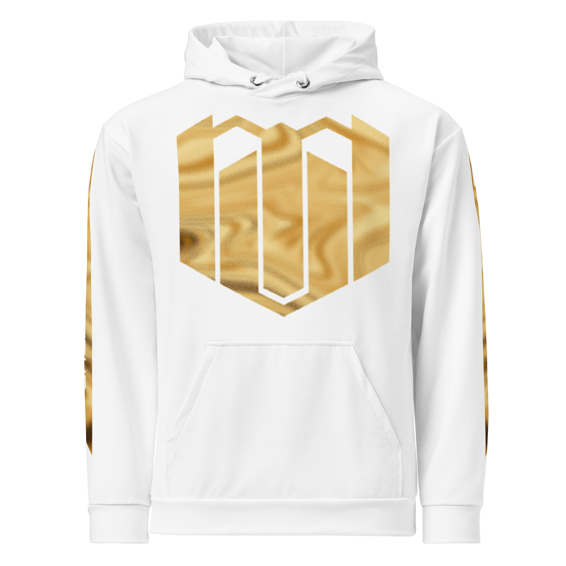 Mercurial Virus Gold Shimmer White Hoodie product image (1)