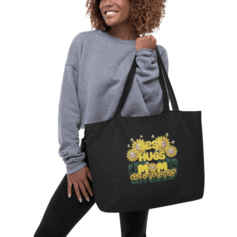 Best Hugs Mom Organic Cotton Tote product image (7)