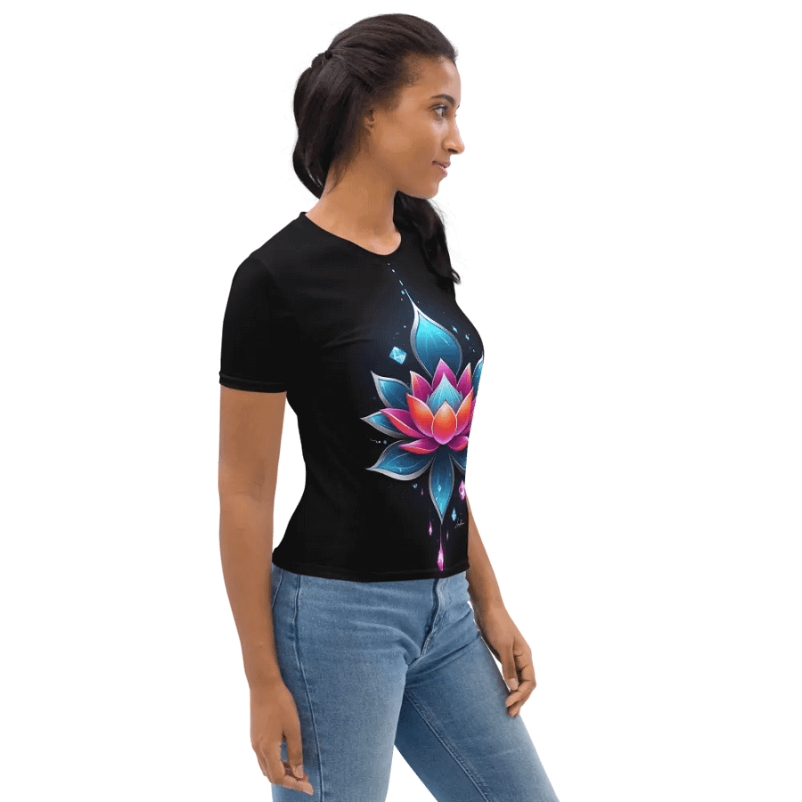 Lotus Glow Women's - All-Over Print Tee product image (11)