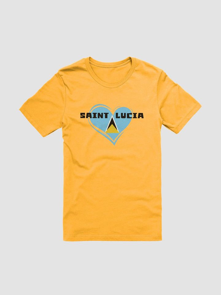 Saint Lucia Heart Tee product image (1)