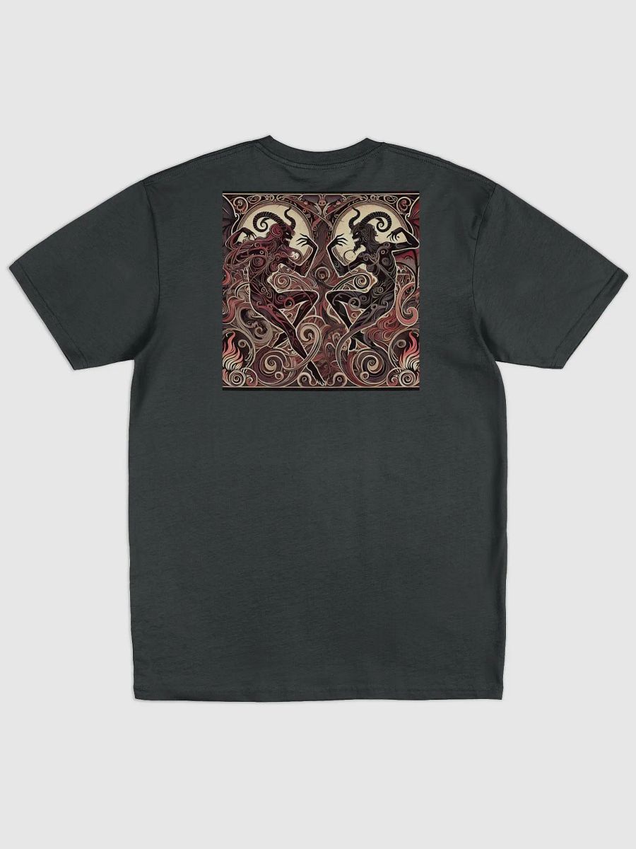 Art Nouveau Demon Halloween T-Shirt - Spooky Elegance for Everyday Wear product image (2)