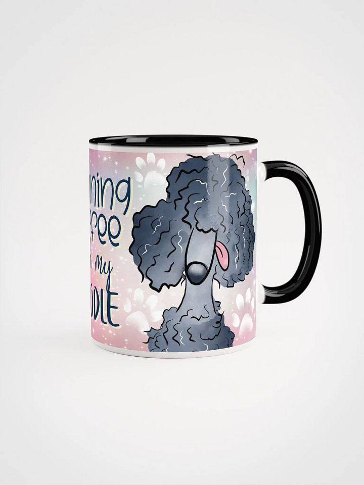 Morning Coffee with My Poodle Accent Mug product image (1)