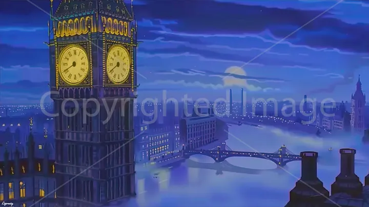 Lepreezy's Illustration Digital Wallpaper (Nostalgic London) product image (1)