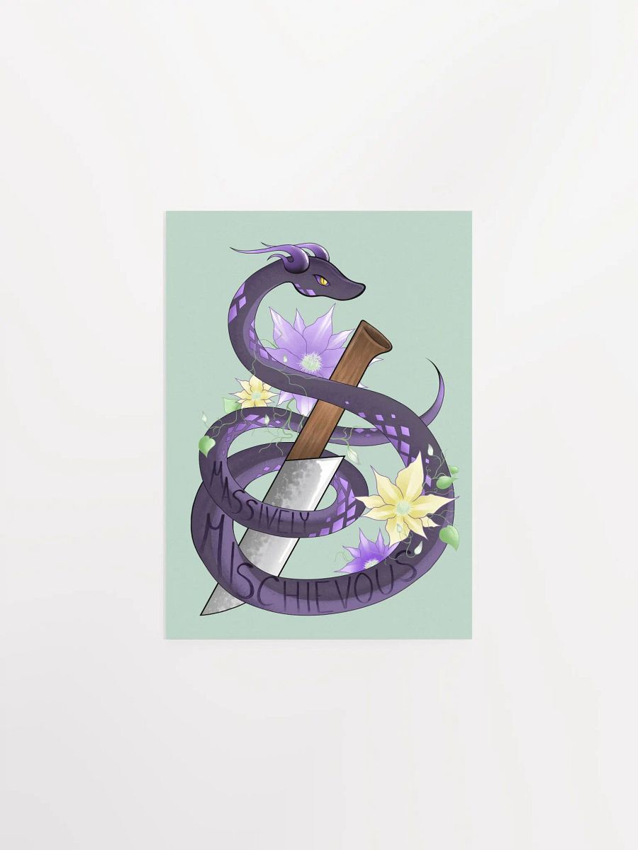 Stabby Snake Poster product image (1)