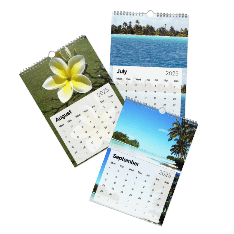 Calendar 2025 - Cook Islands 'Heaven on Earth' product image (4)