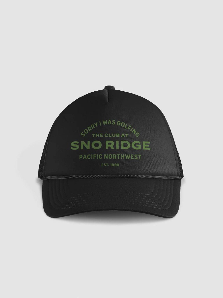 Sorry I was Golfing Sno Ridge Trucker Hat product image (1)