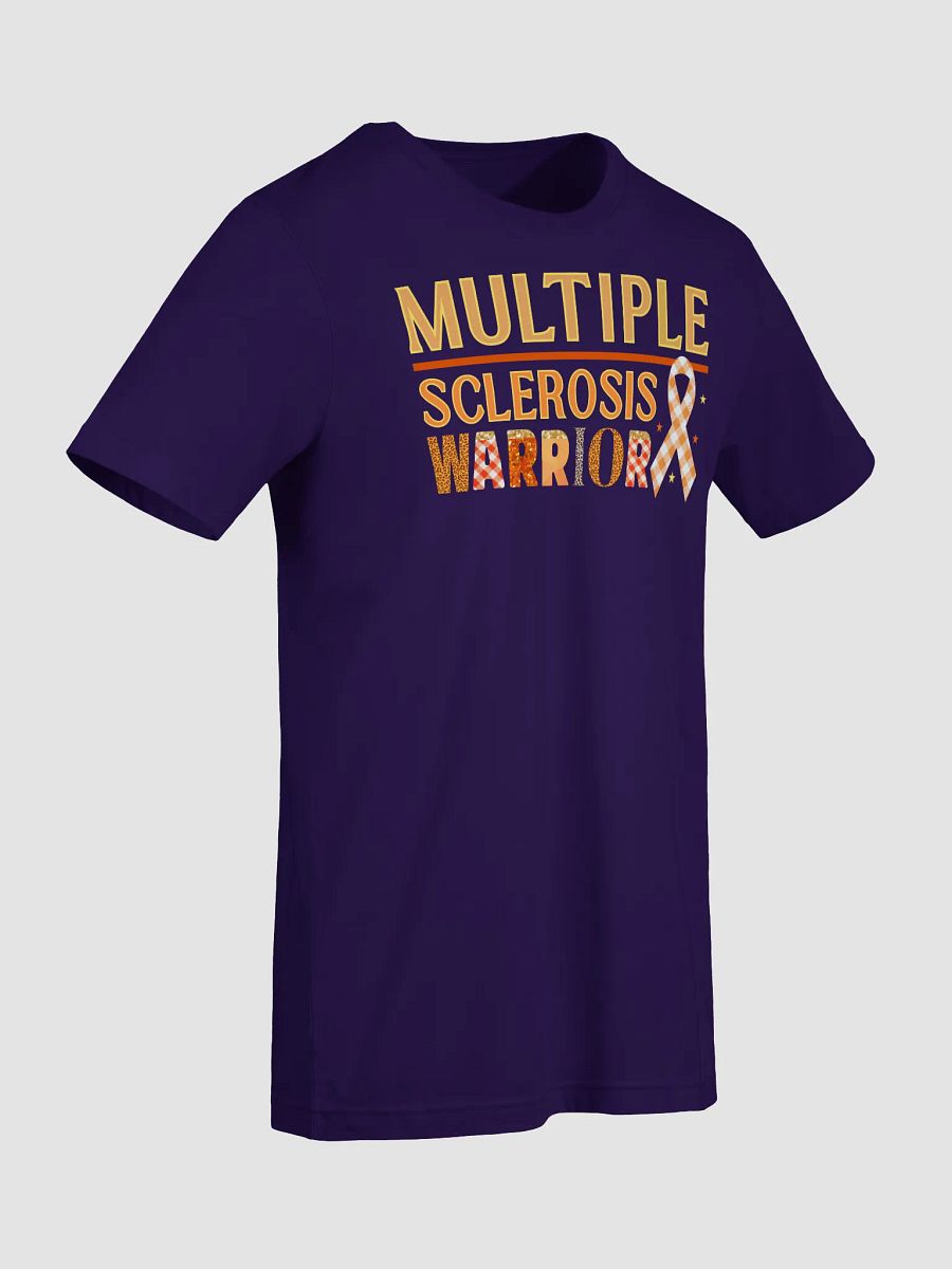 Multiple Sclerosis Warrior, Awareness Bella Canvas T-shirt product image (16)