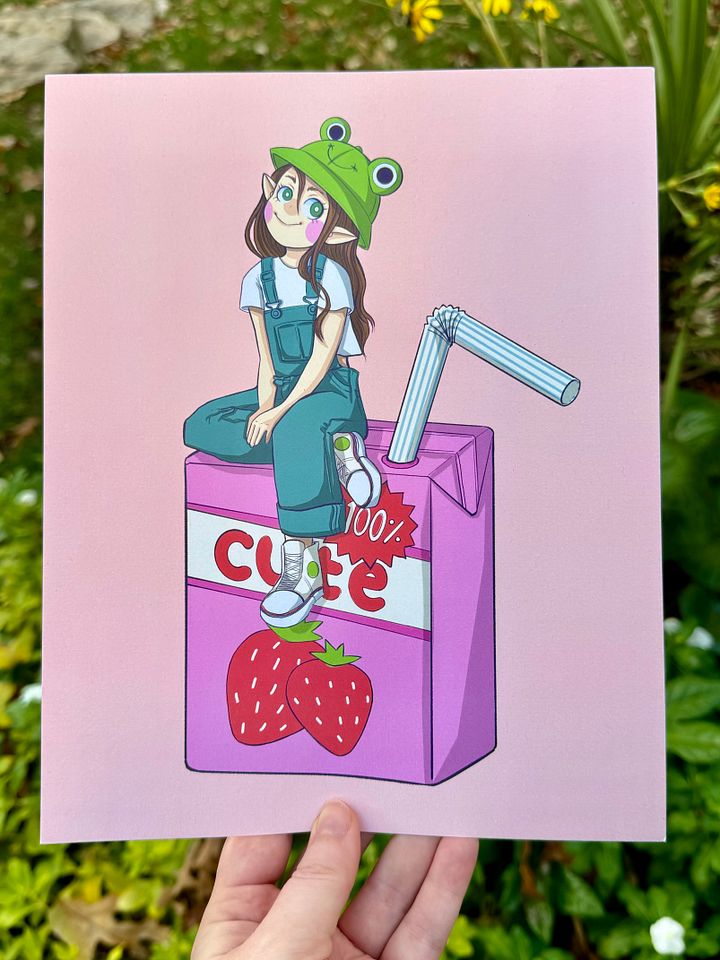 Juicebox Froggy 8 x 10 Print product image (1)