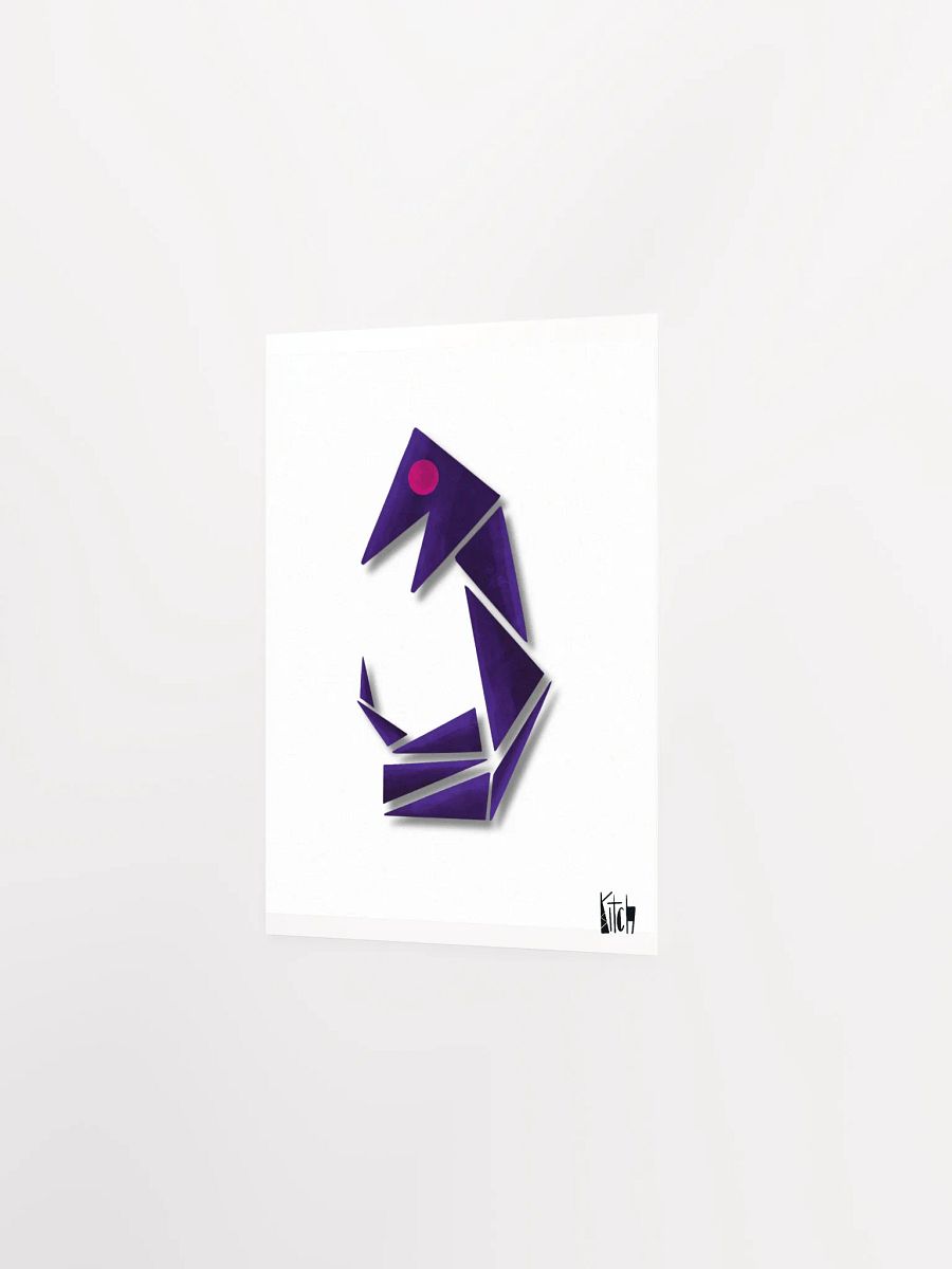 Geometric Snake Art Print product image (2)