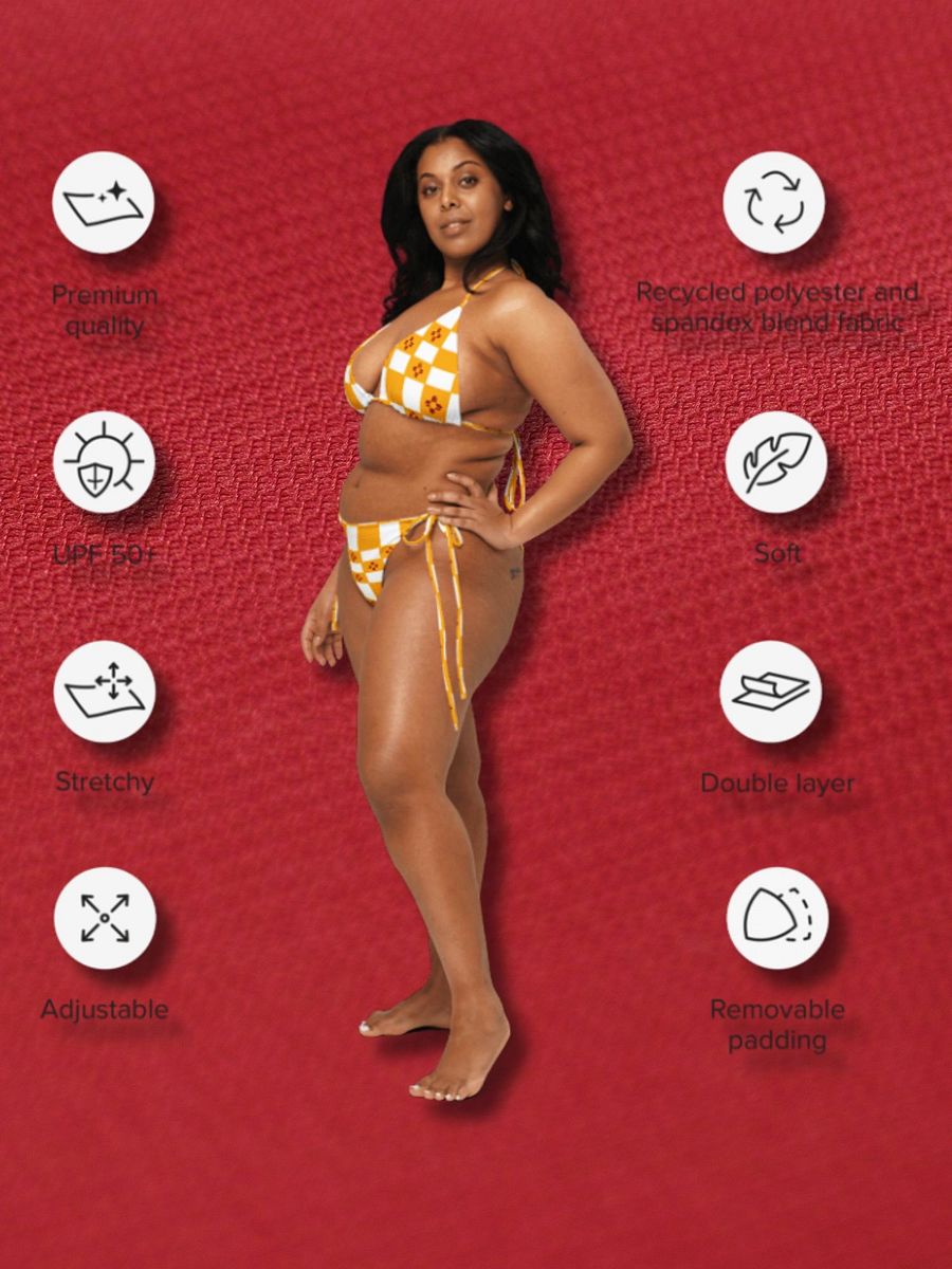 New Mexico Zia Checkerboard All-Over Bikini Set product image (5)
