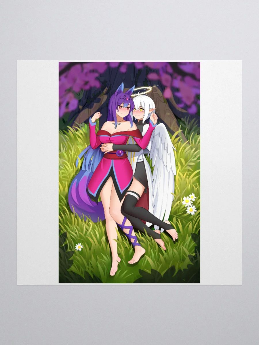 cuddles under Blossoms sticker product image (4)
