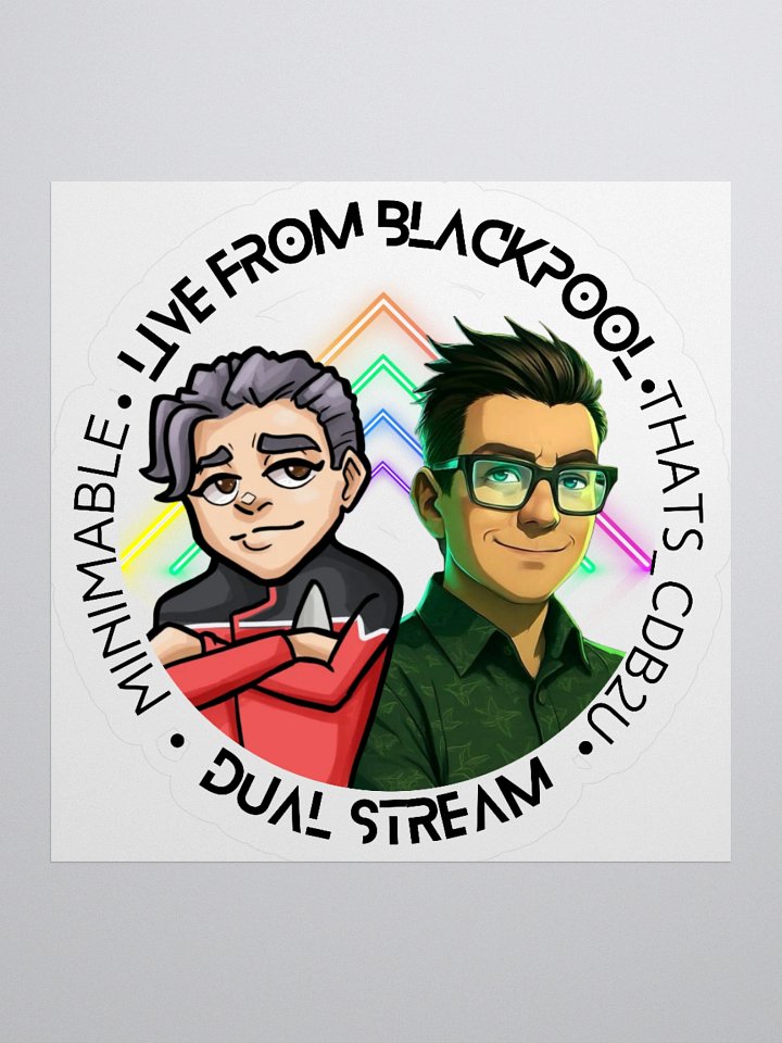 That’s_CDB2U x Minimable Blackpool Duel Stream Sticker product image (1)