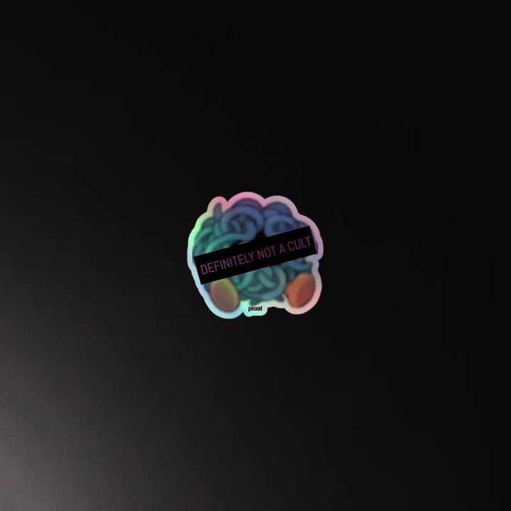 Definitely Not a Cult - Holo Sticker product image (2)