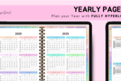 🌟 All-in-One Digital Planner Graphic 2025-2026-2027 🌟 product image (3)