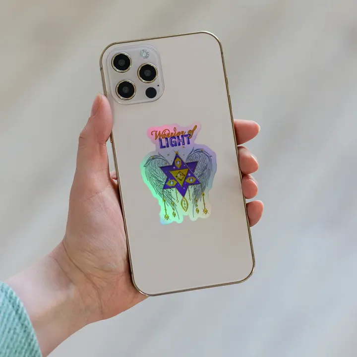 Warrior of Light Holographic Kiss-Cut Sticker product image (1)