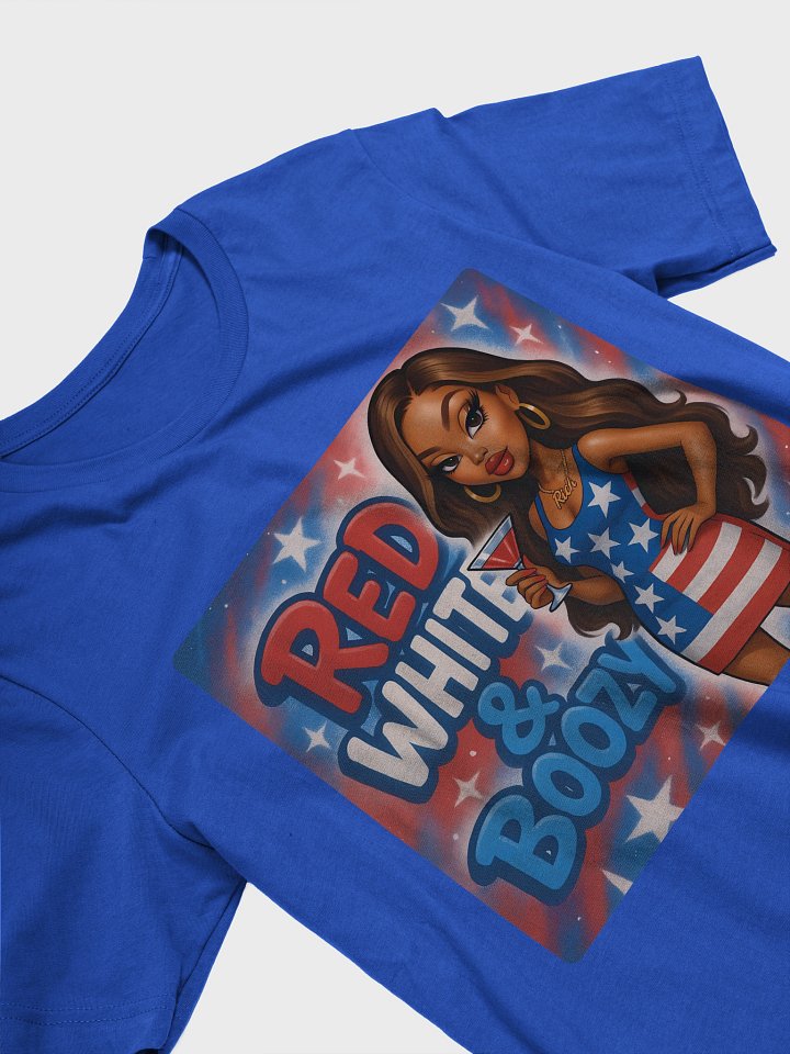 Red White & Boozy Patriotic T-Shirt product image (2)