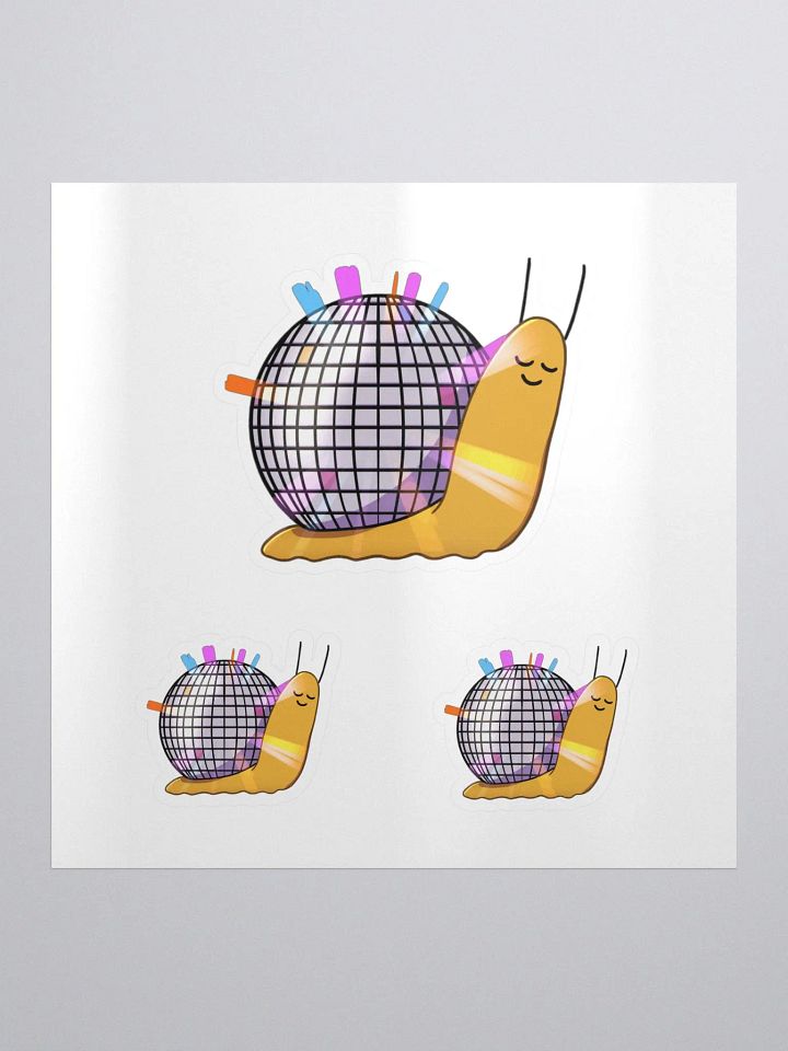 Disco Snail Stickers product image (1)