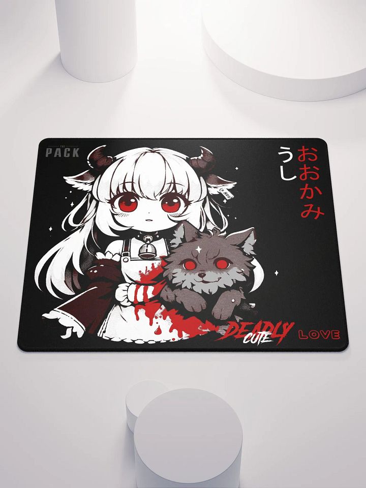Adorably Macabre Couple Mousepad/Deskpad - Alternate product image (1)