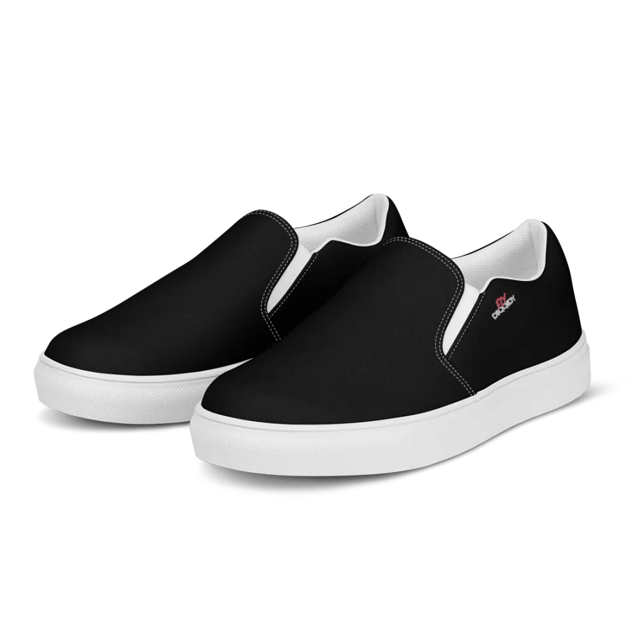 Fly Diiqqiidy Black/White Men's Slip-On Canvas Shoes product image (1)