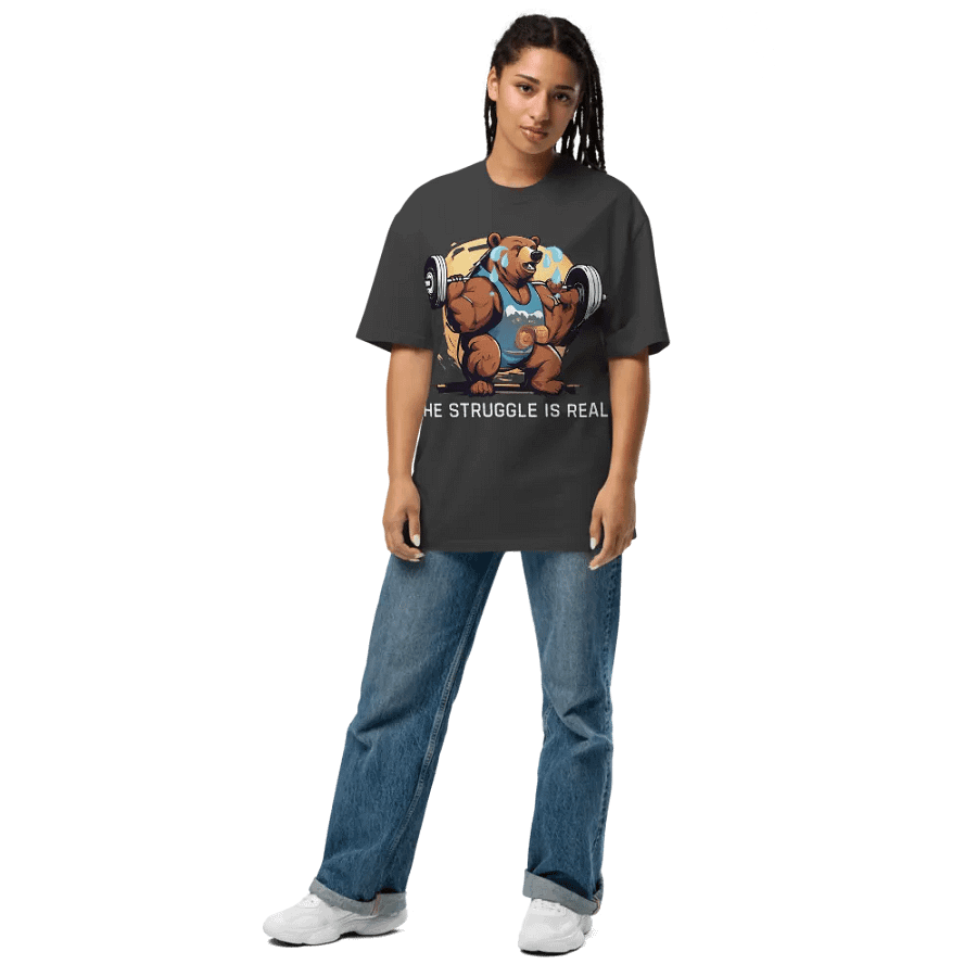The struggle is real unisex faded T-shirt product image (19)
